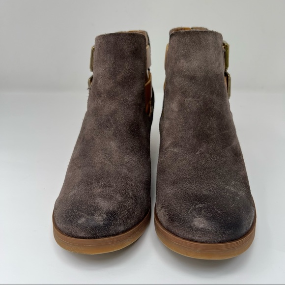 Korks | Suede Ankle Booties | 7M - Picture 2 of 13